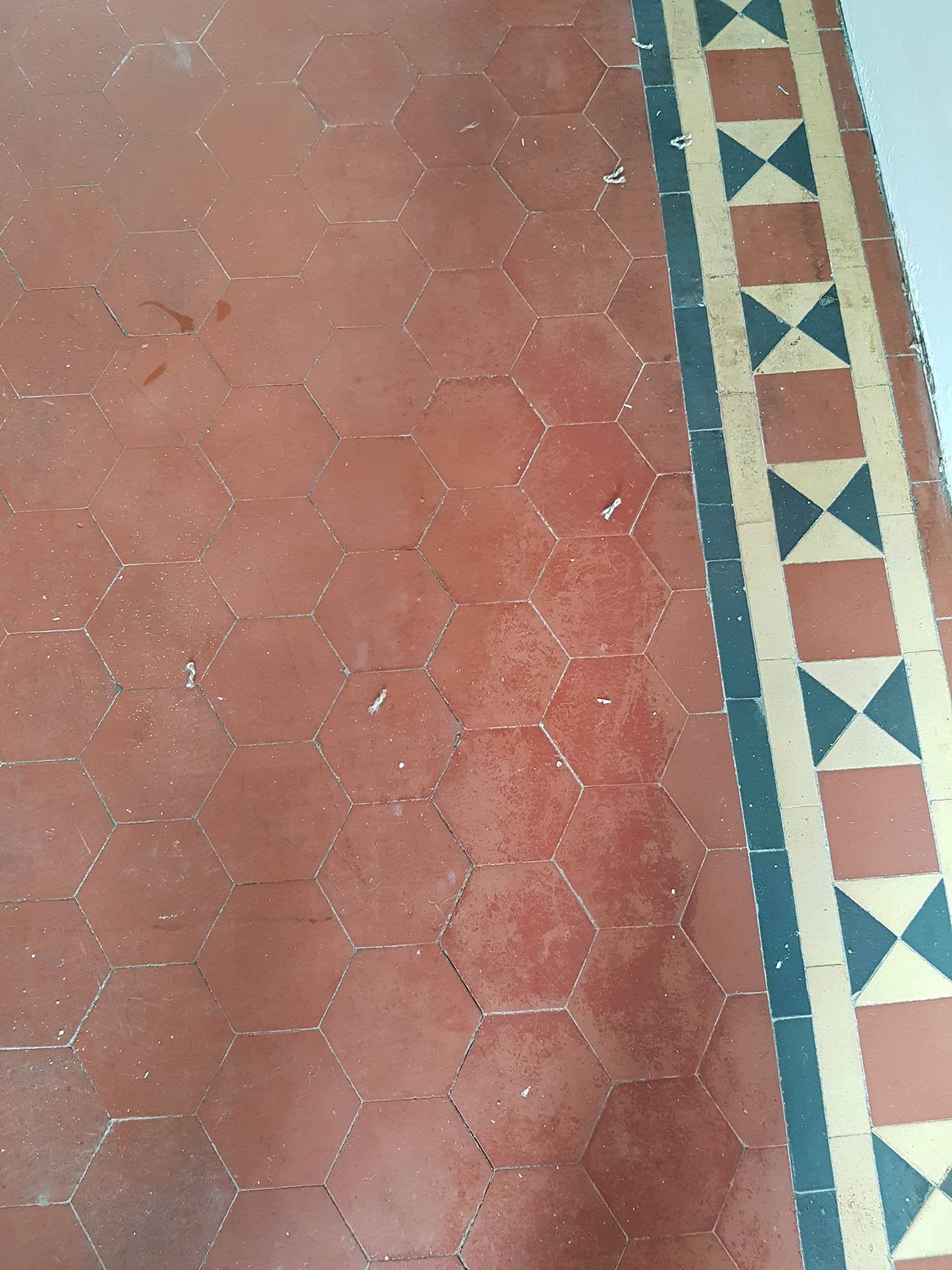 Victorian floor before renovation in Littleover