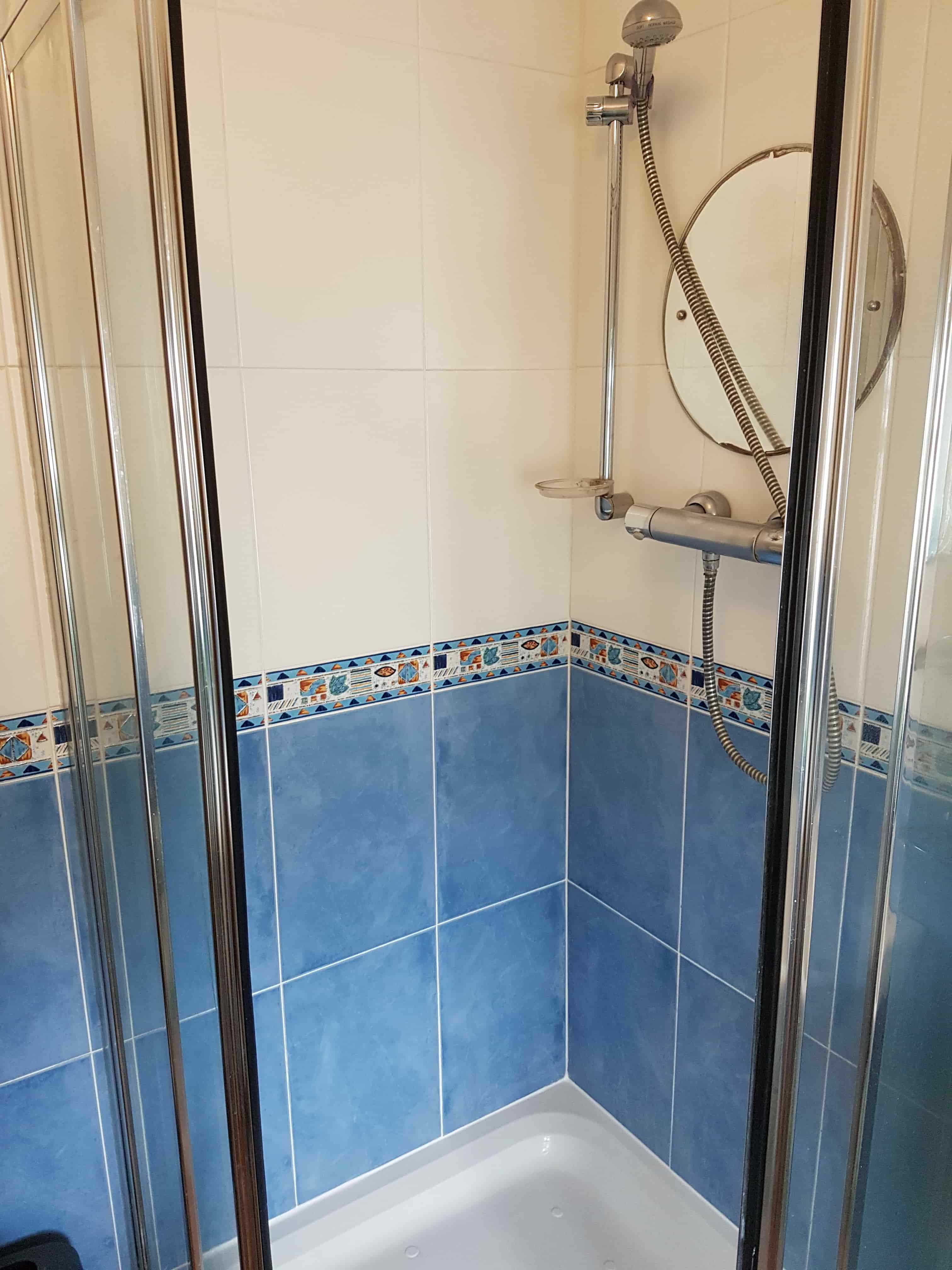 Shower Cubicle After Cleaning Chapel-en-le-Frith