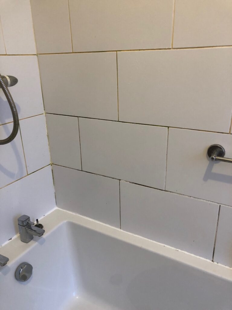 Bathroom Tile Grout Before Renovation Matlock Bath